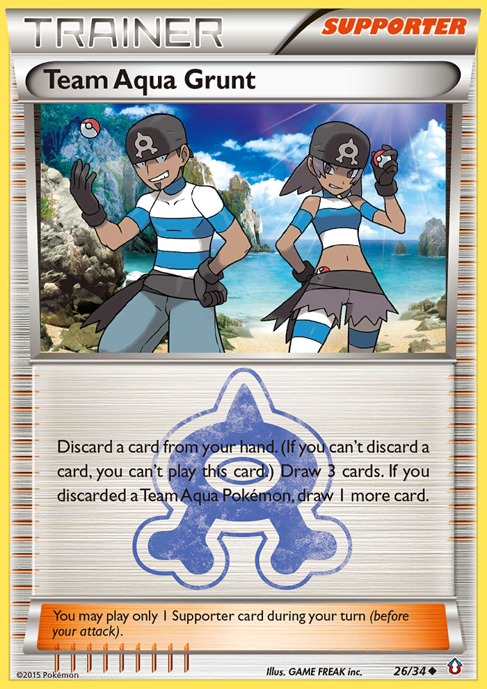 Team Aqua Grunt 26/34 - Double Crisis