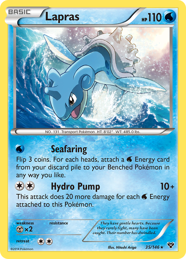Lapras 35/146 - XY Base Set Holofoil