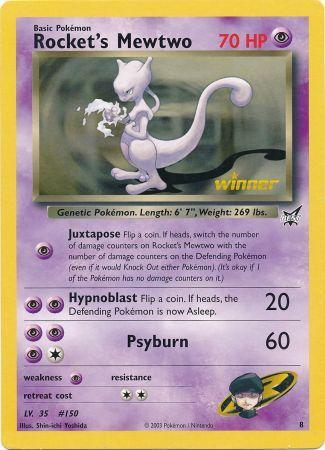Rocket's Mewtwo - 14/132 - Jumbo Cards Holofoil