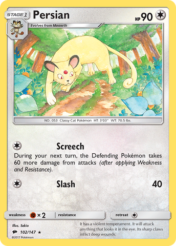 Persian 102/147 - SM  Burning Shadows