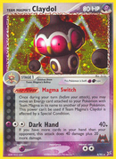 Team Magma's Claydol - 8/95/95 - Team Magma vs Team Aqua Holofoil