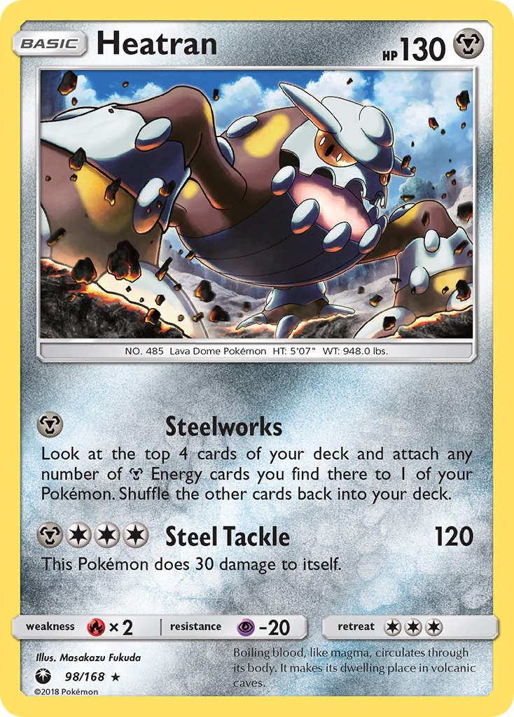 Heatran/168 - SM  Celestial Storm Holofoil