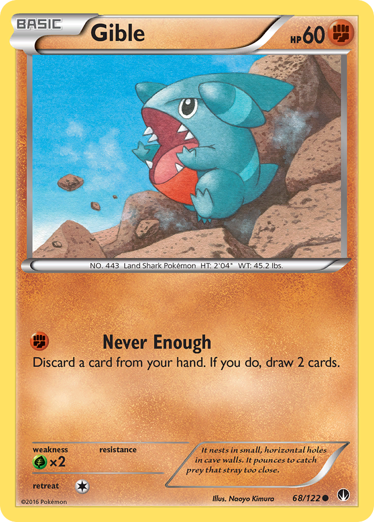 Gible 68/122 - XY  BREAKpoint