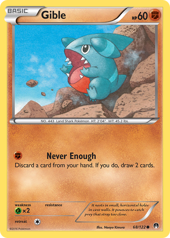 Gible 68/122 - XY  BREAKpoint