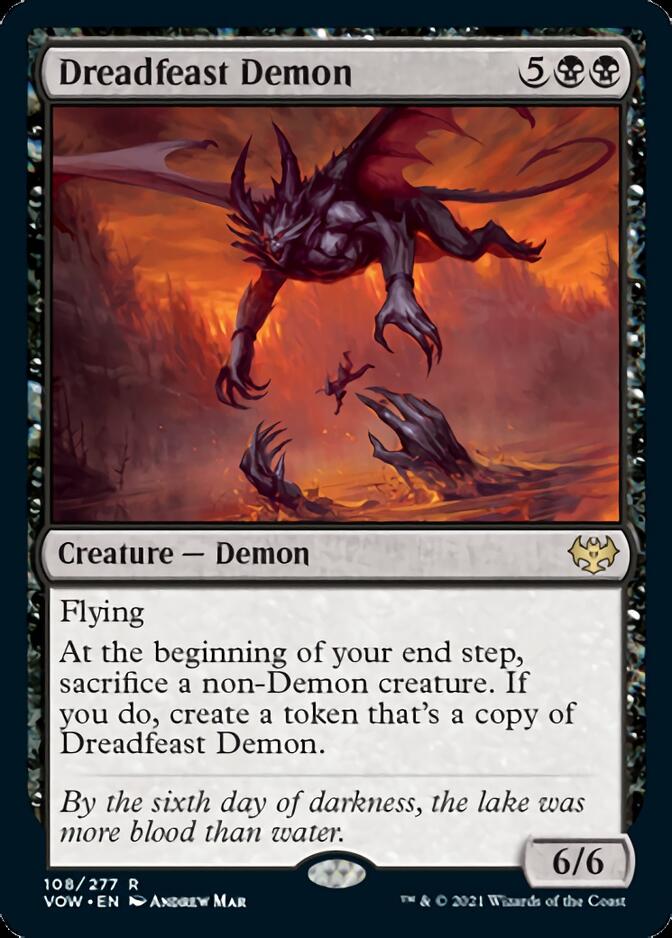 Dreadfeast Demon (VOW-108) - Innistrad: Crimson Vow