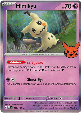 Mimikyu 97 - Trick or Trade BOOster Bundle 2023
