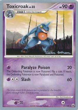 Toxicroak - 2008 (Tristan Robinson) 31 - World Championship Decks