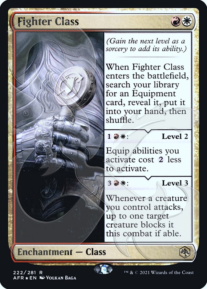Fighter Class (AFR&-222) - Adventures in the Forgotten Realms Promos Foil
