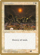 Armageddon - 1996 Preston Poulter (4ED) (SB) (WCD-) - Pro Tour Collector Set