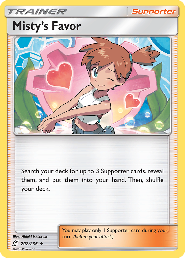 Misty's Favor 202/236 - SM  Unified Minds