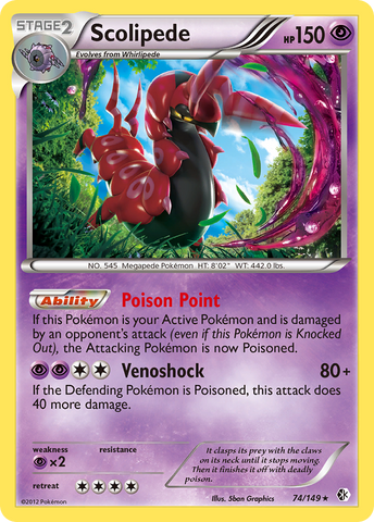 Scolipede/149 - Boundaries Crossed Holofoil