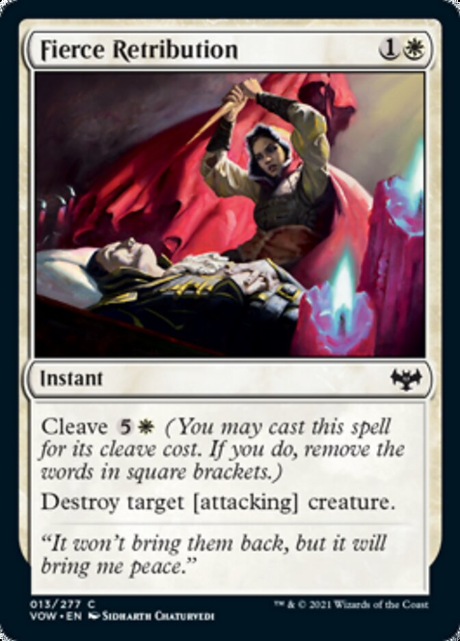 Fierce Retribution (VOW-013) - Innistrad: Crimson Vow