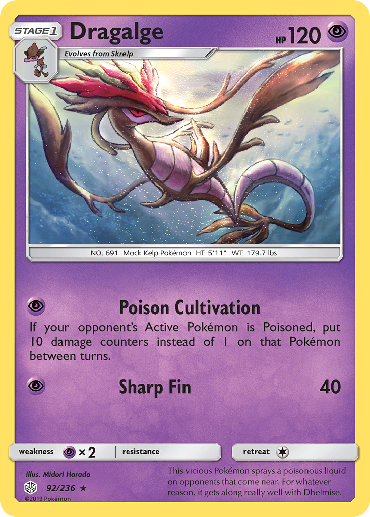 Dragalge 92/236 - SM  Cosmic Eclipse