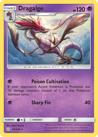 Dragalge 92/236 - SM  Cosmic Eclipse