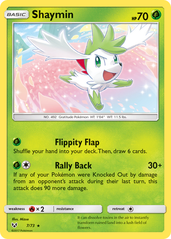 Shaymin 7/73 - Shining Legends Holofoil