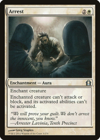Arrest (RTR-003) - Return to Ravnica