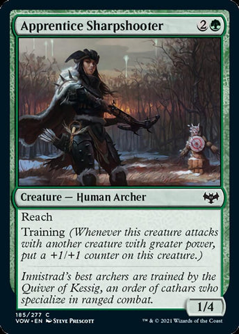 Apprentice Sharpshooter (VOW-185) - Innistrad: Crimson Vow