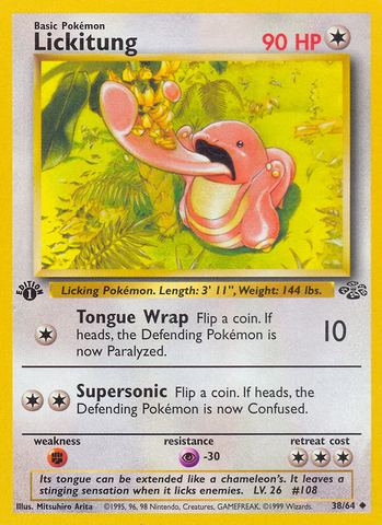 Lickitung 38/64 - Jungle 1st Edition