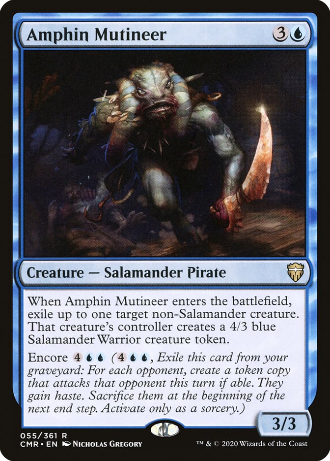 Amphin Mutineer (CMR-055) - Commander Legends