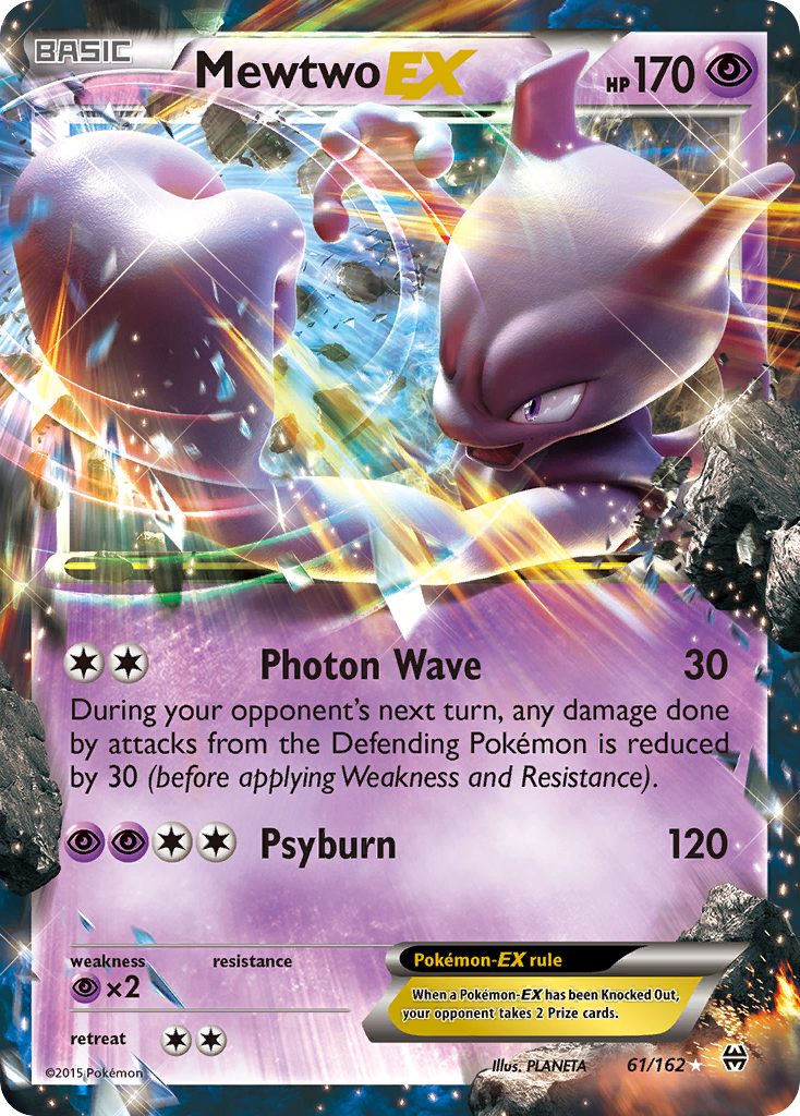 Mewtwo EX (61) 61/162 - XY  BREAKthrough Holofoil