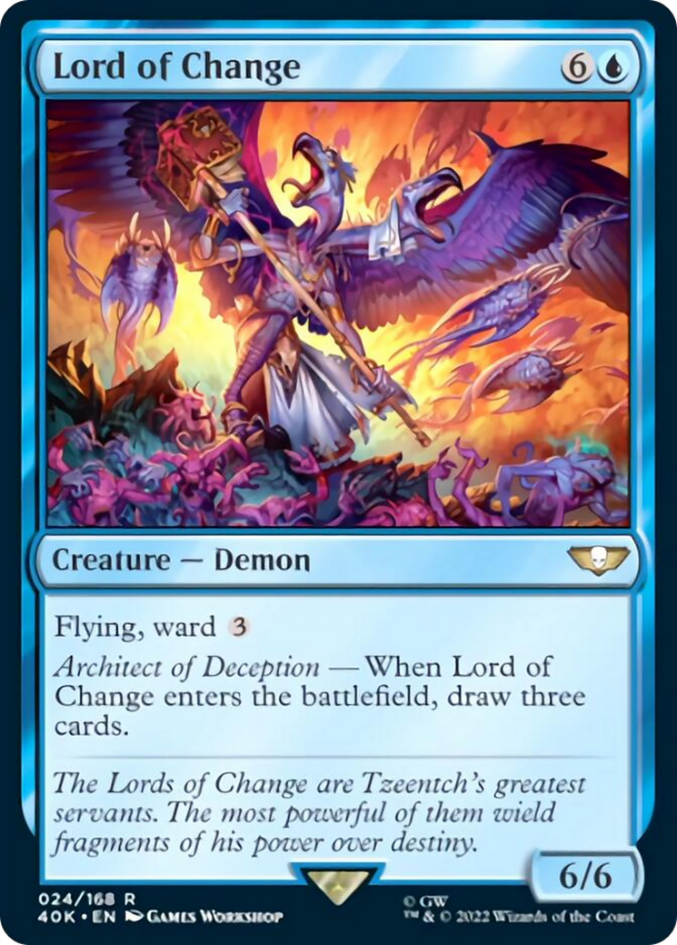Lord of Change (Surge Foil) (40K-024) - Warhammer 40,000 Commander Foil