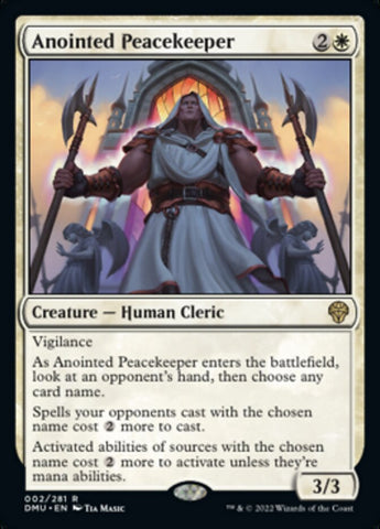 Anointed Peacekeeper (DMU-002) - Dominaria United
