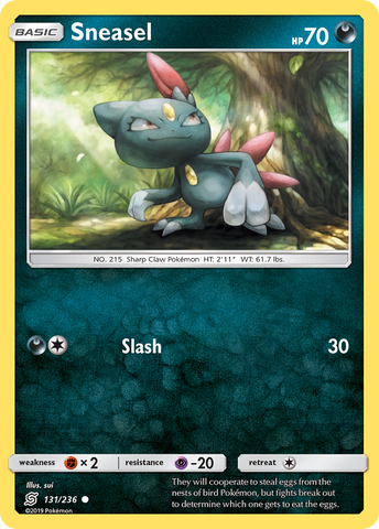 Sneasel 131/236 - SM  Unified Minds