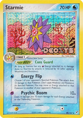 Starmie/107 - Deoxys Reverse Holofoil