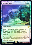 Graven Lore (PRE-061) - Kaldheim Promos: (snow) Foil