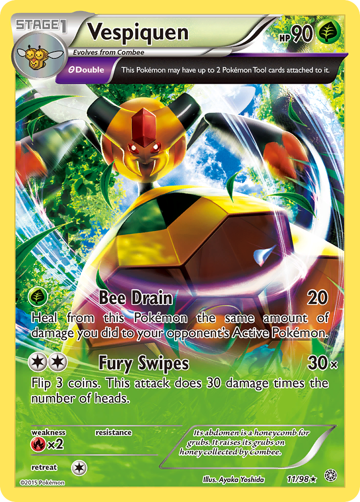 Vespiquen (11) 11/98 - XY  Ancient Origins
