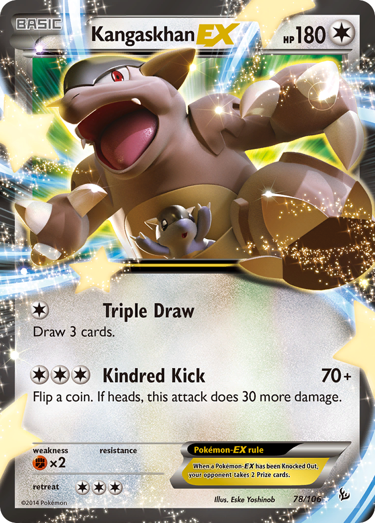 Kangaskhan EX 78/106 - XY  Flashfire Holofoil