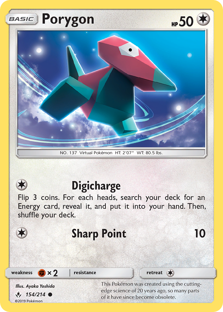 Porygon (154) 154/214 - SM  Unbroken Bonds