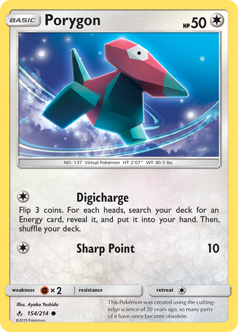 Porygon (154) 154/214 - SM  Unbroken Bonds
