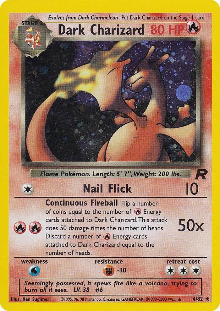 Dark Charizard (4) 4/82 - Team Rocket