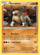 Terrakion - 73/101 (Cosmos Holo) - Blister Exclusives Holofoil