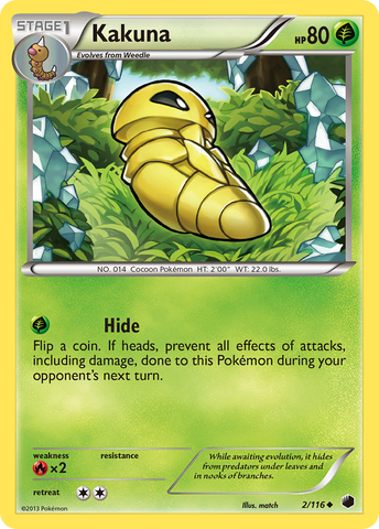 Kakuna/116 - Plasma Freeze