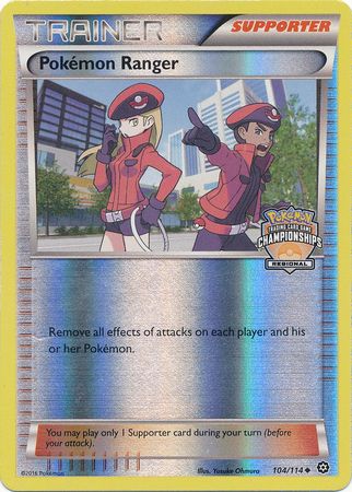Pokemon Ranger - 104/114 (Regional Championships) - League & Championship Cards Reverse Holofoil