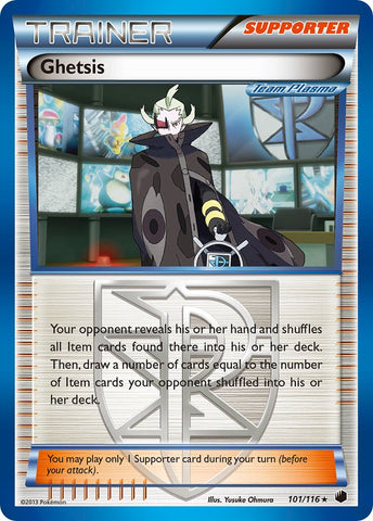 Ghetsis - 101/116 (BW Plasma Freeze) 101 - Deck Exclusives
