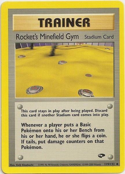 Rocket's Minefield Gym 119/132 - Gym Challenge Unlimited