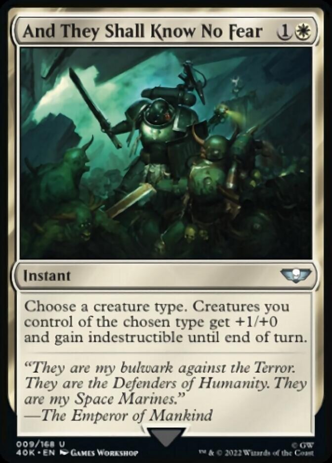 And They Shall Know No Fear (40K-009) - Warhammer 40,000 Commander