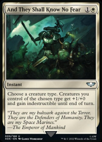And They Shall Know No Fear (40K-009) - Warhammer 40,000 Commander