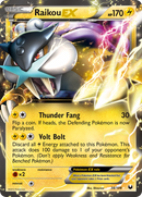 Raikou EX/108 - Dark Explorers Holofoil