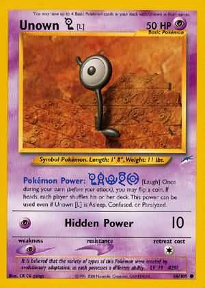 Unown [L] 86/105 - Neo Destiny Unlimited