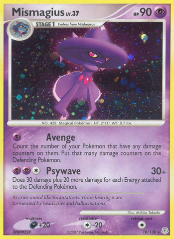 Mismagius 10/130 - Diamond and Pearl Holofoil
