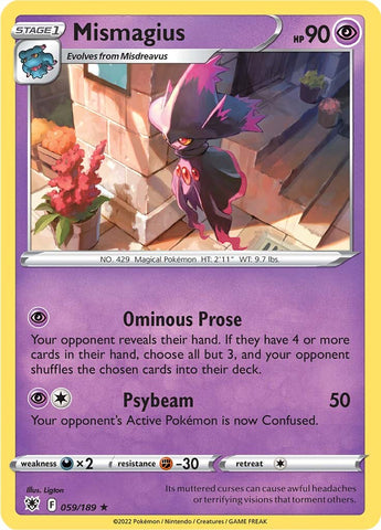 Mismagius 59/189 - SWSH10 Astral Radiance
