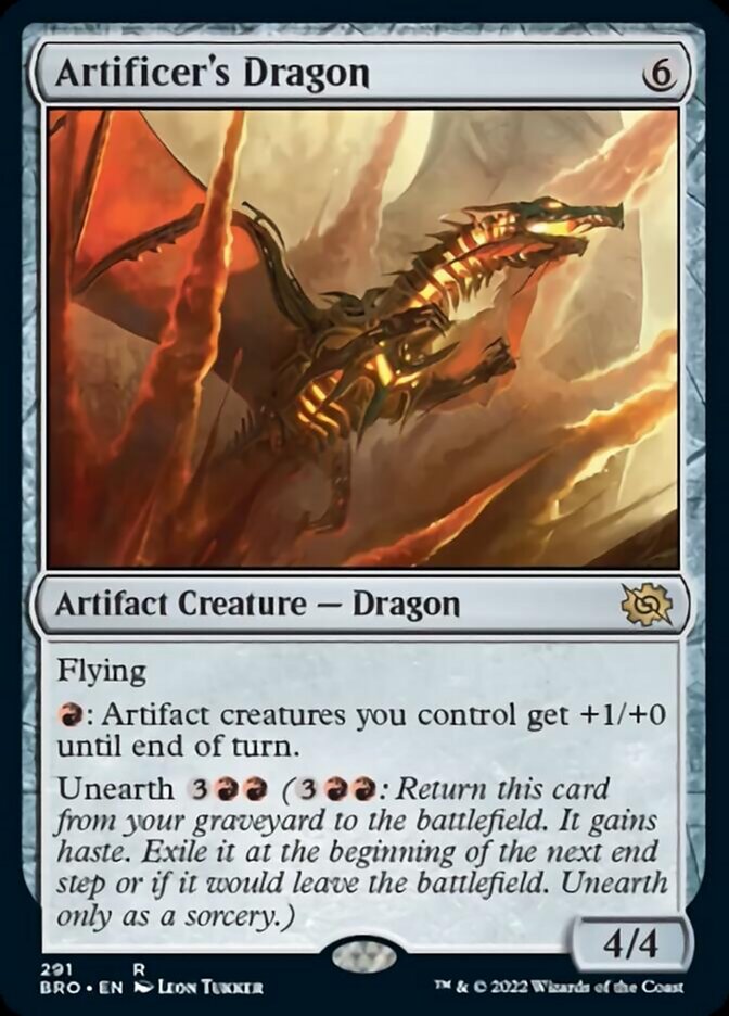 Artificer's Dragon (BRO-291) - The Brothers' War