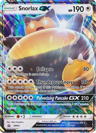 Snorlax GX - SM05 - Jumbo Cards