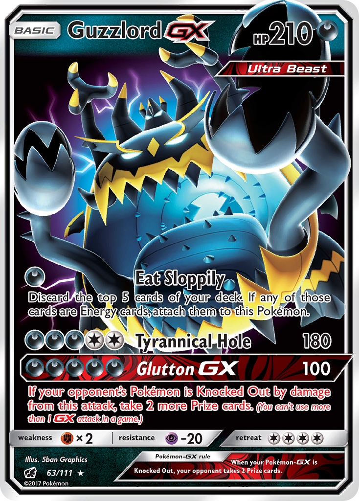 Guzzlord GX 63/111 - SM  Crimson Invasion Holofoil