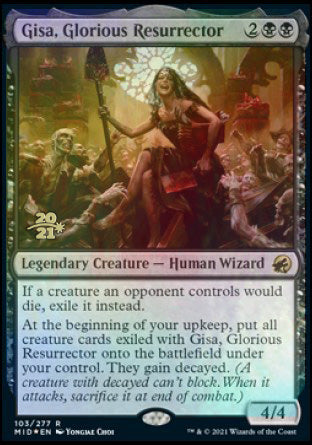 Gisa, Glorious Resurrector (PRE-103) - Innistrad: Midnight Hunt Promos Foil