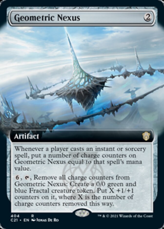 Geometric Nexus (Extended Art) (C21-404) - Commander 2021: (Extended Art)